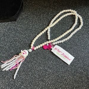 NWT Betsey Johnson ghost necklace